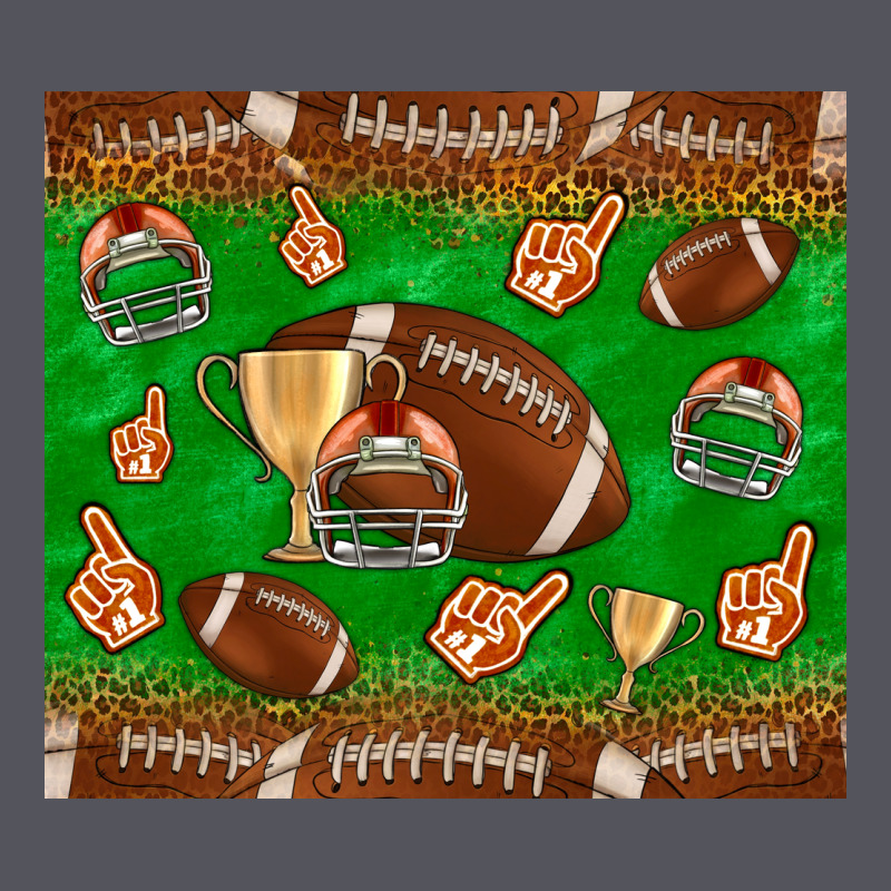 Football Leopard Vintage Hoodie by NancyCooperArtShop | Teevron