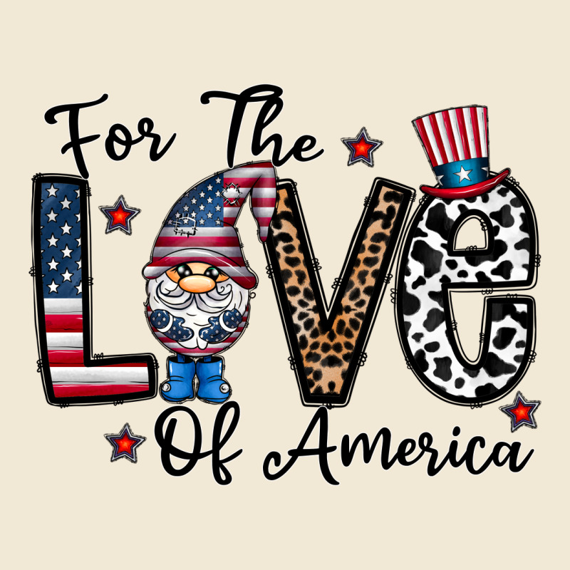 For The Lovee Of America Gnome Premium Tee by CowhideDigitalArt | Teevron