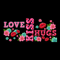 Floral Love And Kiss Urban Heavy Tee | Teevron