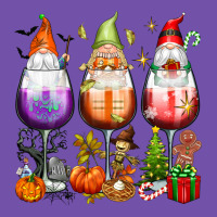 Hallothanksmas Wine Glasses And Gnomes Premium Sweatshirt | Teevron