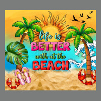 Life Is Better With At The Beach Premium Hoodie | Teevron
