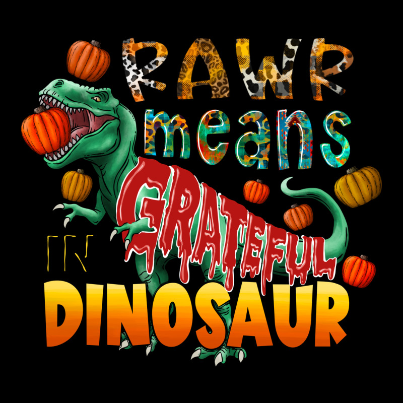 Rawr Means Grateful In Dinosaur Heavy Core Tee by CowhideDigitalArt | Teevron