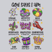 God Says I Am Mardi Gras Heavyweight Sweatshirt | Teevron
