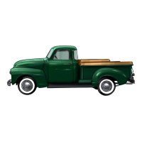 Western Green Truck Right Side View Premium Tee | Teevron