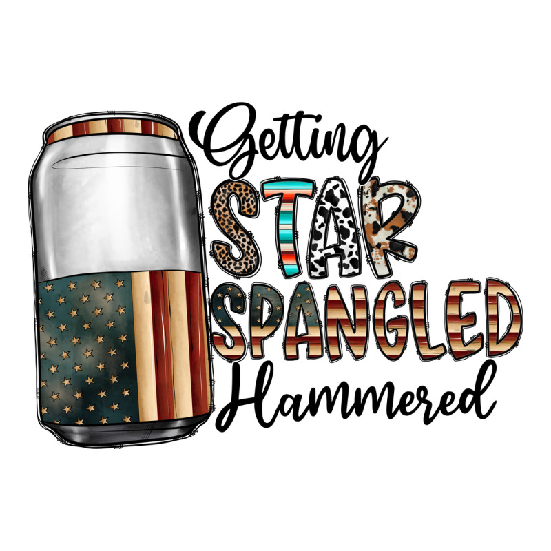Getting Star Spangled Hammered Premium Tee by CowhideDigitalArt | Teevron