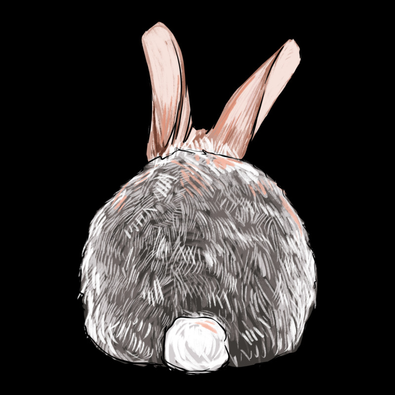 Easter Bunny Back View Urban Hoodie by OliviaCreatesArt | Teevron
