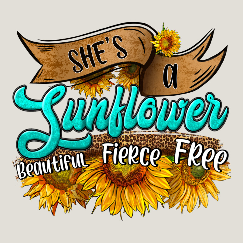 She's A Sunflower Beautiful Fierce Free Heavy Core Tee by HRA Design Shop | Teevron