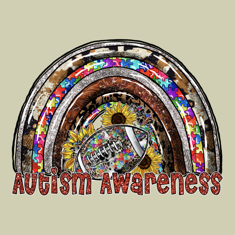 Autism Avareness Football Heavy Core Tee by SublimationCraftShop | Teevron