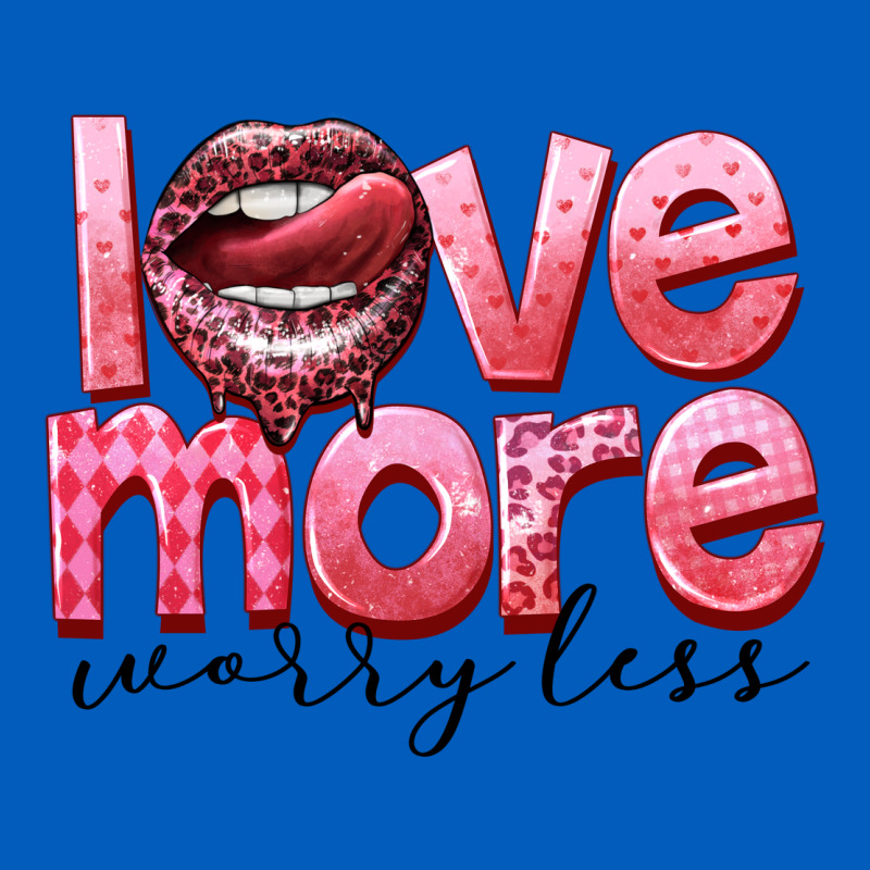 Love More Worry Less Urban Hoodie by FaDigitalArtStudio | Teevron