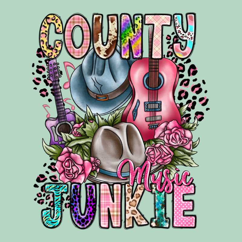 Country Music Junkie Classic Tee by CowhideDigitalArt | Teevron
