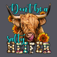 Don't Be A Salty Heifer Long Haired Cow Vintage Hoodie | Teevron
