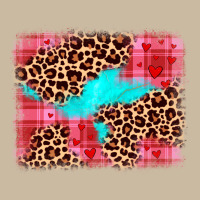 Valentine's Day Leopard Background Long Sleeve Tee | Teevron