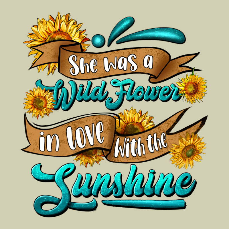 She Was A Wild Flower In Love With The Sunshine Heavy Core Tee by HRA Design Shop | Teevron