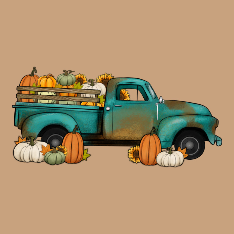 Pumpkin Farm Truck No Background Vintage Tee by Jasminsmagicworld | Teevron