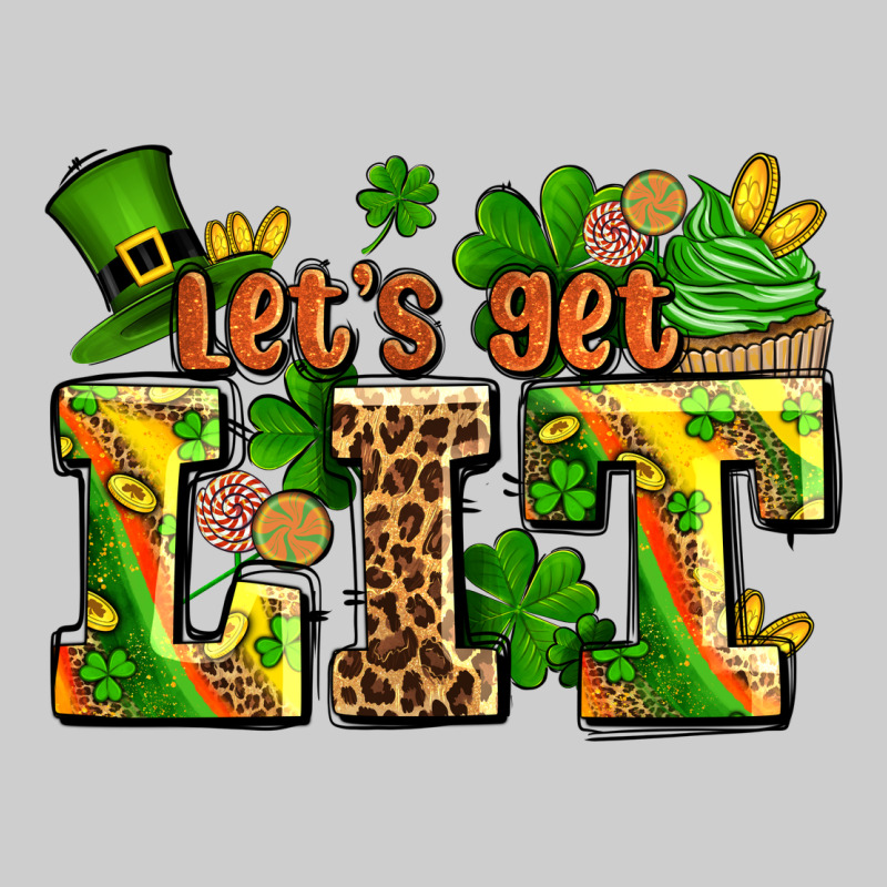 St Patricks Lets Get Lit Premium Tee by AdoDesignShop | Teevron