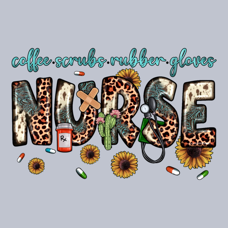 Nurse Coffee Scrubs Rubber Gloves Premium Hoodie by JahusDesignShop | Teevron