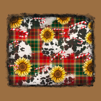 Cowhide Sunflowers Candy Canes Vintage Tee | Teevron
