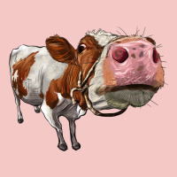 Cute Simmental Cow Urban Heavy Tee | Teevron