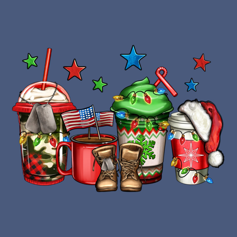 Army Christmas Coffee Vintage Hoodie by Jasminsmagicworld | Teevron