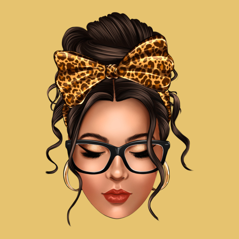 Caucasian Leopard Messy Bun Premium Sweatshirt by texasbilliewilder | Teevron