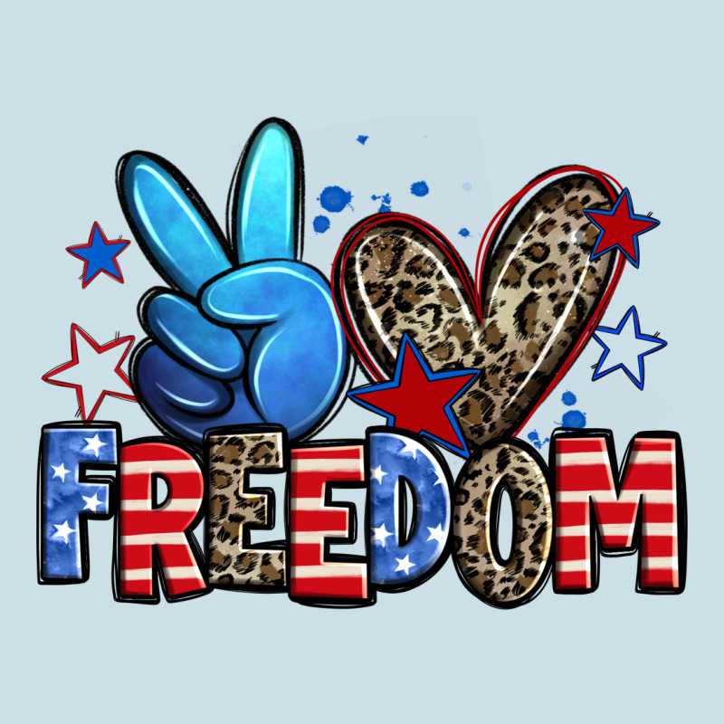 Peace Love Freedom Ladies Tee by Zillion Design Studio | Teevron
