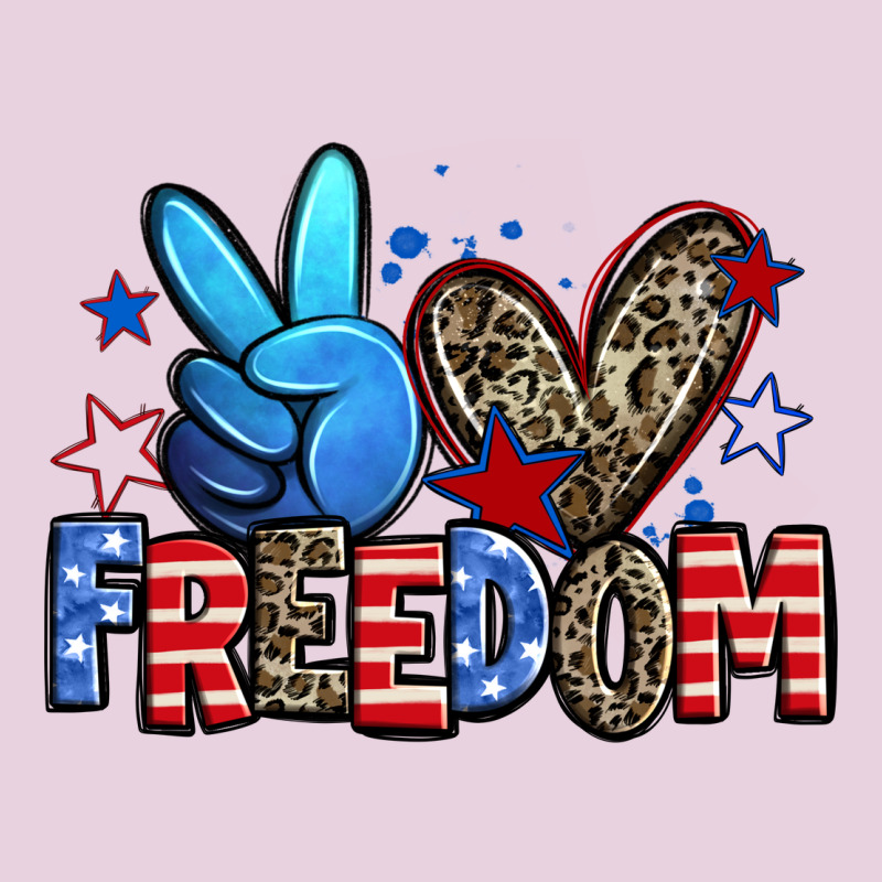 Peace Love Freedom Ladies Tee by Zillion Design Studio | Teevron