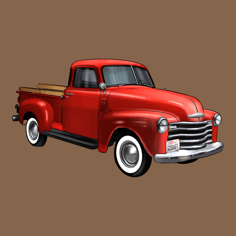 Western Red Truck Right 34 View 1 Premium Tee by FaDigitalArtStudio | Teevron