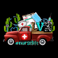 Lvn Nurse Truck With Cactus And Sunflowers Premium Tee | Teevron