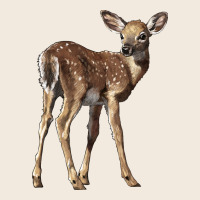 White Tailed Fawn Deer Zipper Hoodie | Teevron