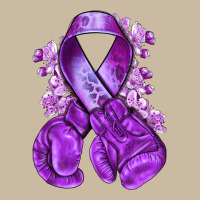 Domestic Violence Warrior Purple Ribbon Long Sleeve Tee | Teevron