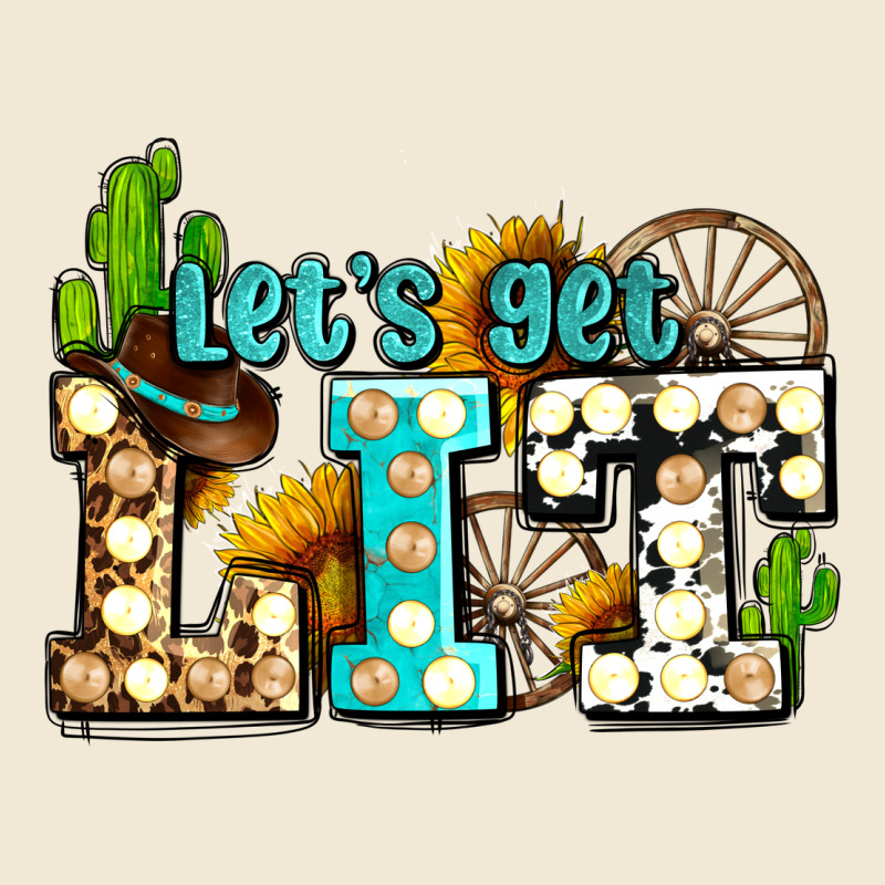 Western Lets Get Lit Ado Premium Tee by AdoDesignShop | Teevron