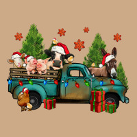 Christmas Farm Animals Truck Vintage Hoodie | Teevron