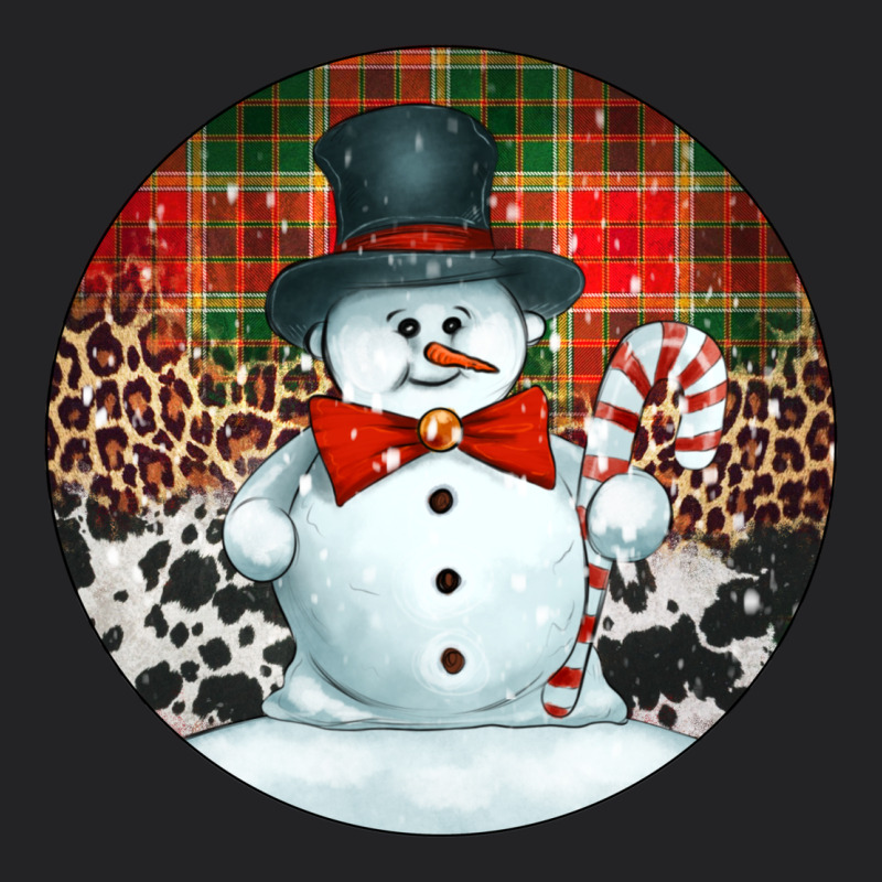 Western Snowman Christmas Ornament Vintage Tee by Jasminsmagicworld | Teevron