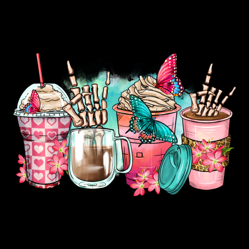 Rock Hand Coffee Cups Ladies Tee by Zillion Design Studio | Teevron