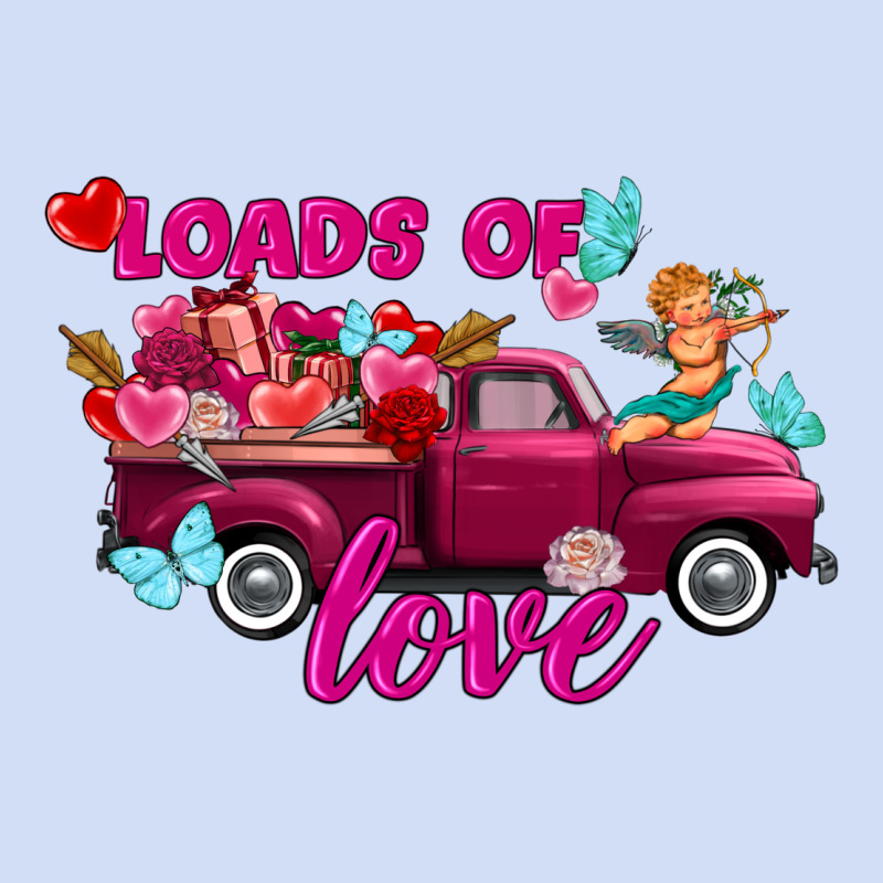 Loads Of Love Valentine's Day Truck Urban Hoodie by FaDigitalArtStudio | Teevron