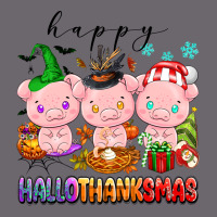 Happy Hallothanksmas Pigs Premium Sweatshirt | Teevron