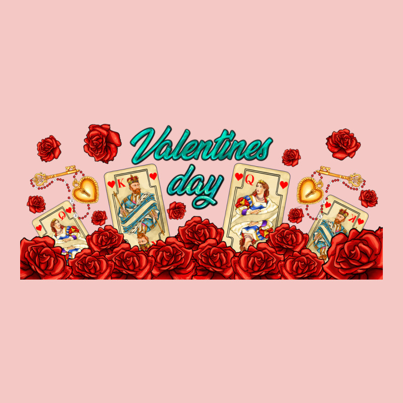 Valentines Day With Playing Cards Urban Heavy Tee by AdoDesignShop | Teevron