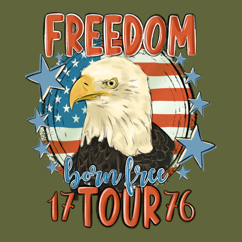 Freedom Born Free Tour 1776 Classic Tee by MaliasSmallBusiness | Teevron
