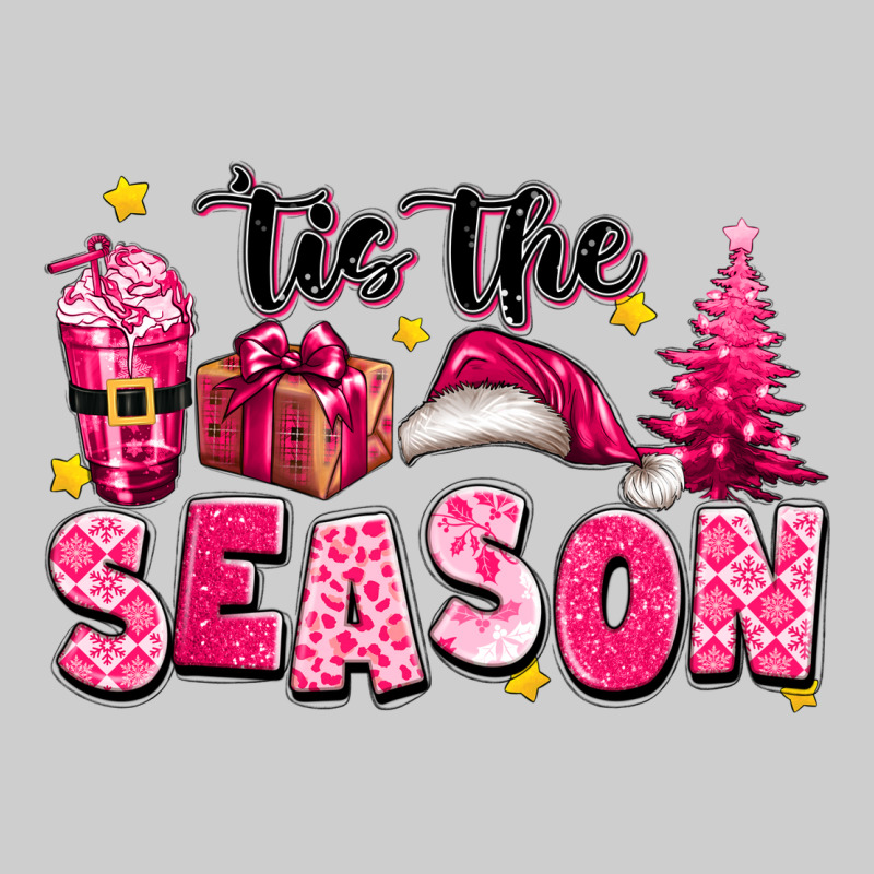 Pink 'tis The Season Christmas Premium Sweatshirt by texasbilliewilder | Teevron