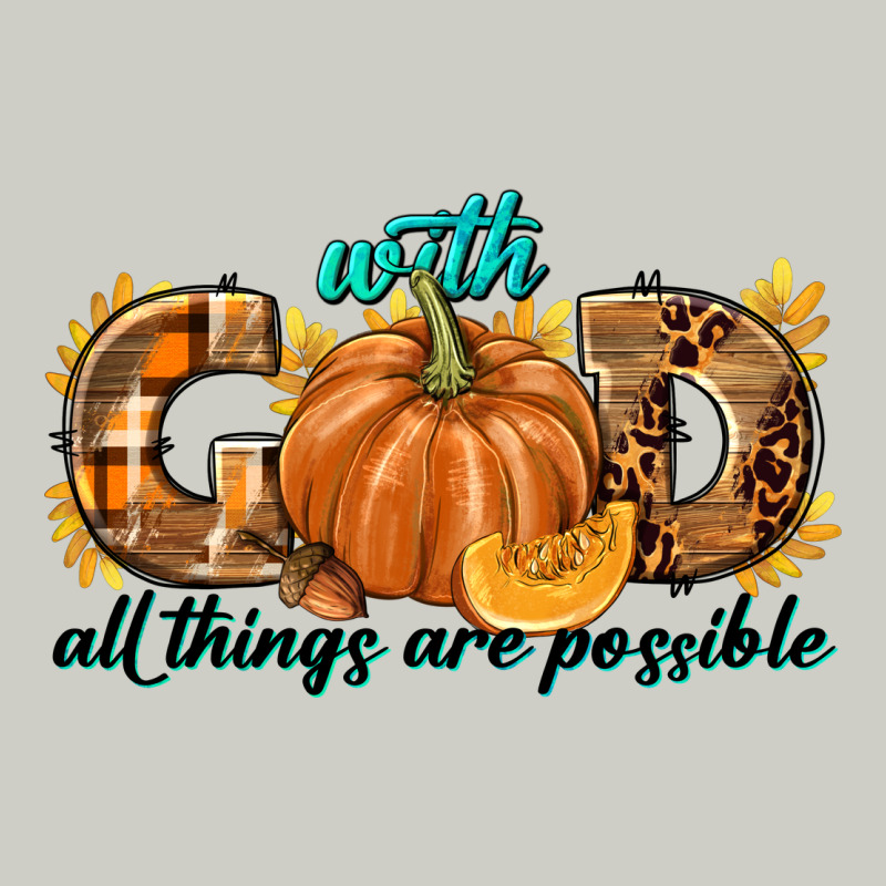 With God All Things Are Possible Heavyweight Hoodie by texasbilliewilder | Teevron