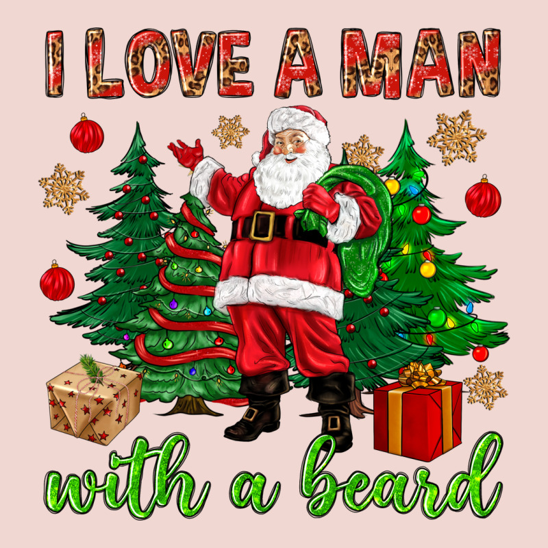 I Love A Man With A Beard Christmas Premium Sweatshirt by NancyCooperArtShop | Teevron