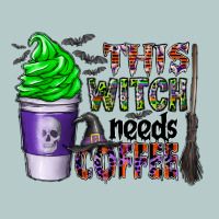 This Witch Needs Coffee Heavy Core Tee | Teevron