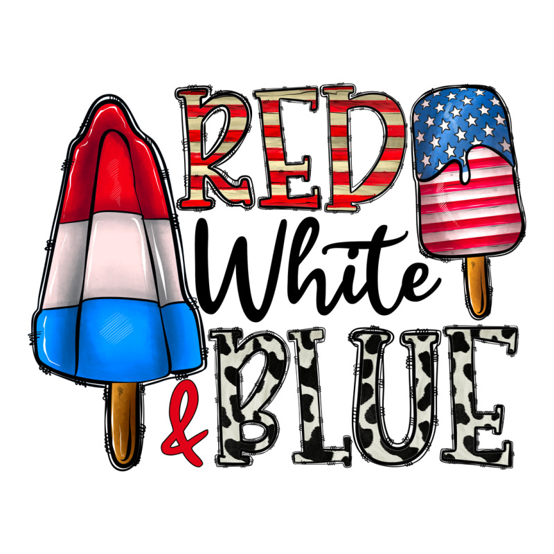 Red White Blue Premium Tee by CowhideDigitalArt | Teevron