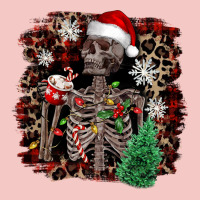 Skeleton With Coffee Cup Christmas Urban Heavy Tee | Teevron