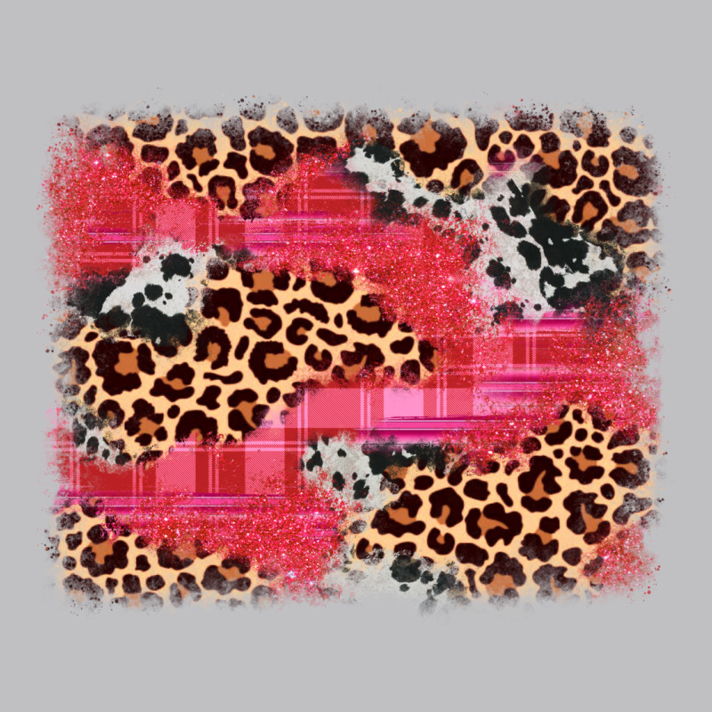 Valentine's Day Cowhide Leopard Background Long Sleeve Tee by JahusDesignShop | Teevron