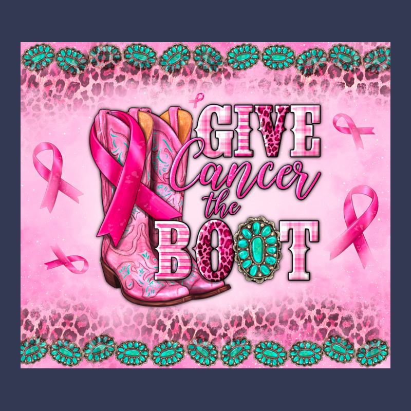 Give Cancer The Boot Heavyweight Hoodie by NancyCooperArtShop | Teevron