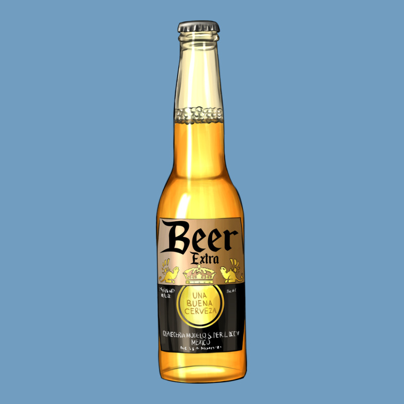 Yellow Beer Bottle Urban Heavy Tee by AdoDesignShop | Teevron