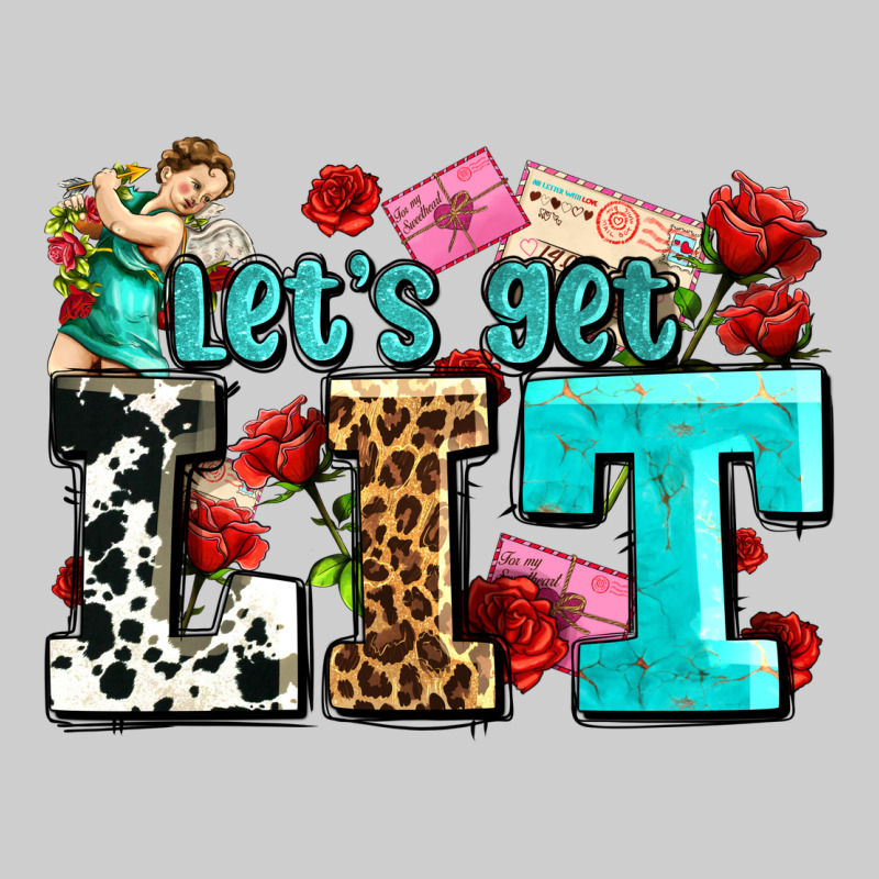 Valentines Day Lets Get Lit Premium Tee by AdoDesignShop | Teevron