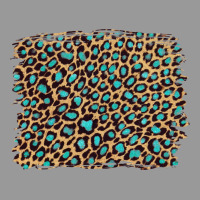 Leopard With Turquoise Glitter Vintage Hoodie | Teevron