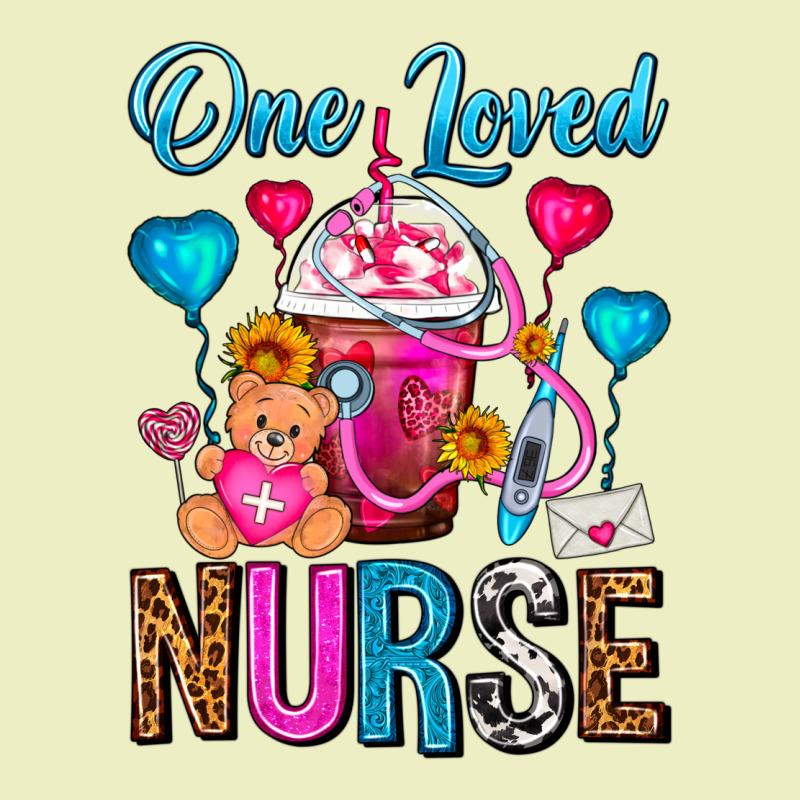 One Loved Nurse Valentines Day Frappe Coffee Urban Hoodie by FaDigitalArtStudio | Teevron